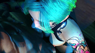 Robot Girl Sucks Good Dick to Ride Good Dick