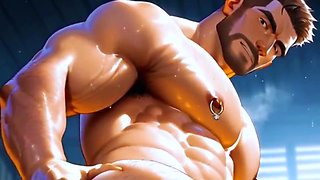 I Cheated on My Wife by Letting My Neighbor Fuck Me Hard in My House! Anime Hentai Gay Sex