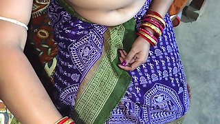 My Stepbrother's Wife Face Fucking with My Big Dick, Red Blouse Big Boob Press Desi