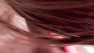 Hot Freckled Read Head Very Hot MILF Blow Job and Mouth Dripping with Cum