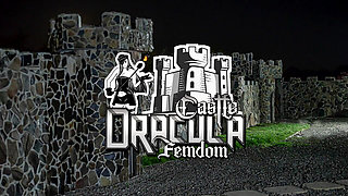 Slavery in the toilet hole under Dracula Femdom Castle Mistresses