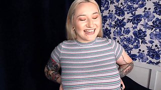 Bjraw covering Hadley Haze's face with sperm