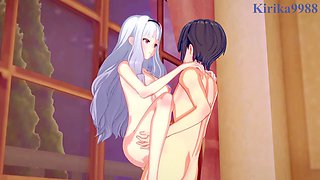 Passionate bedroom encounter with Takane Shijou - Erotic anime indulgence with THE IDOLM@STER SP