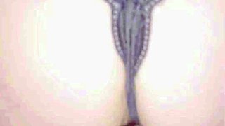 Wife mom playing & riding with big 12inch black dildo