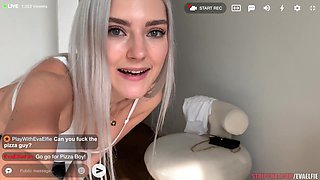 Eva Elfie's Wild Live Passion Sparks Oiled Heat