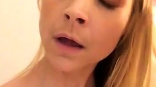 POV style close up with college blowjob