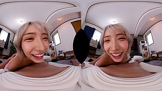 Blonde Asian Beauty's Wild Passion in Stunning VR Heat