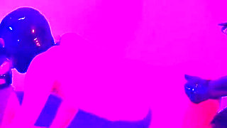 Latex Dommes Spitroast Their Slut