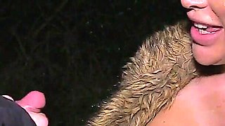 Busty Porn Star Lexi Ryder Gets Down and Dirty by Sucking off Multiple Cocks of Strangers on a British Dogging Mission