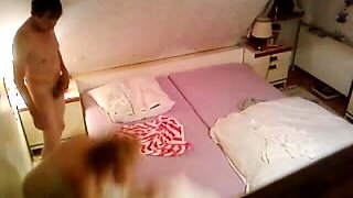 Granny turns into a pornstar thanks to hidden cam in bedroom