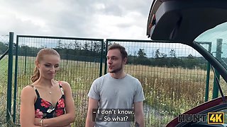 Hunt4k. red riding rubber hood is great in smoking Big Cocks and riding them