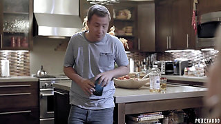 PURE TABOO - Cheating babysitter creampied while on phone with boyfriend