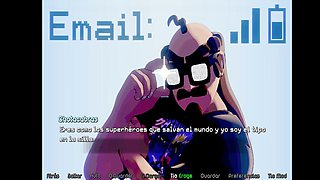 Eye contact in steamy anime hentai scene by Oficina Del Prince Of Porn