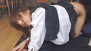 Real amateur japanese teen 18+ gets fingered and fucked