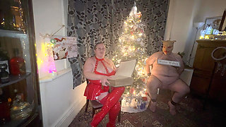 Mrs Kinkmas Christmas Story with Satana's Piggy.