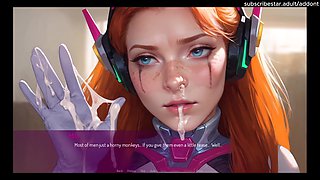 Mila Ai - Mila and Bob First HJ - Addont - by Porn Game 4u