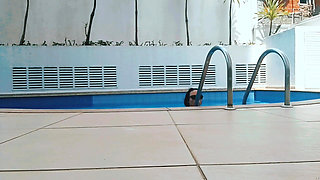 Relaxation by the Pool at Home