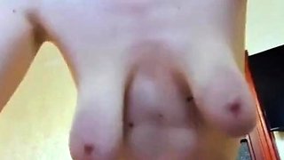 Playing with My Mature Girl's Saggy Tits