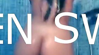Dancing with My Wet Dress on a Beach
