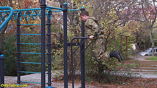 Mature BBW Commander Fucked by Soldier