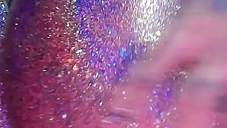Alternative Girl Oil Massaging a Butt and Spanking by Glitters