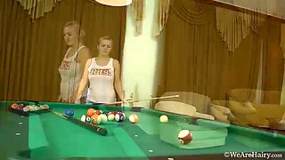 Lena likes to play pool - WeAreHairy