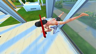Trans Alien Fucks A Girl Sims Cartoon 3D Porn