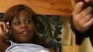 Hot Black Teen Ass Fucked by Big Mature Cock That Cums on Her Face