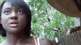 Ebony Queen Drilled Rough By Big Ivory Dick Gonzo POV Homemade Content
