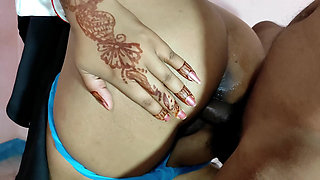 Saw Bhabhi Changing Clothes and Peeing, She Caught Me and Fucking Her in Doggy