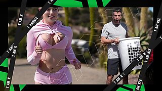 Cute Teen Geneva King Fucked By LP Officer While Her Father Watch