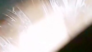 Hot Brunette Amateur MILF Showers and Then Pisses on the Balcony