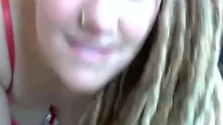 Blonde Amateur Pawg Shakes Her Big Ass on Webcam