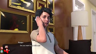 Golden Boy MILF Masturbation Gameplay with Big Tits - No Commentary 3D Animation