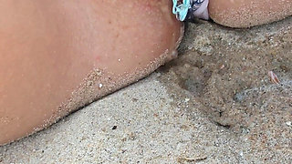 Peeing on the Beach