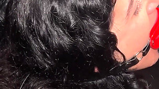 Full Video - Gloryhole Goofball: Bukkake in Open Mouth Gag Lips - Cliff Media Productions