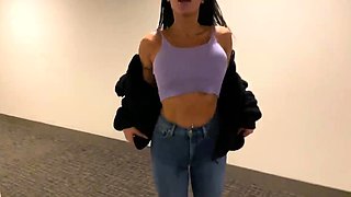 Beautiful brunette with big boobs jerk off instrucions