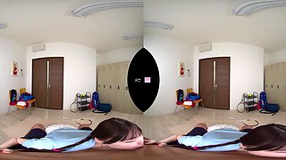 Perverted asian harlot unbelievable VR clip