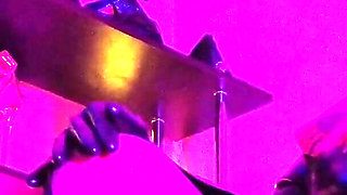 Red Rubber Fetish Femdom Latex Mistress Fetish BDSM Strap Heels Dominatrix