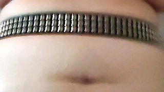 After work, my slut sucks me, licks my feet and cums humiliating my incident and silly girlfriend
