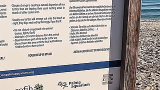 Risky Public Amateur Anal Sex with German Girl Maria Gail by Stranger Outside at the Beach