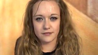 Blonde Trash Spit On And Face Fucked On Floor - Keegan Kade