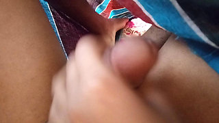 Desi Stepmom Gets Stuck While Sweeping Under the Bed When Stepson