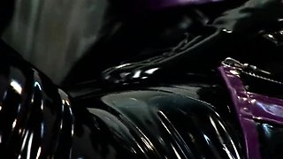 Extreme fetish latex play