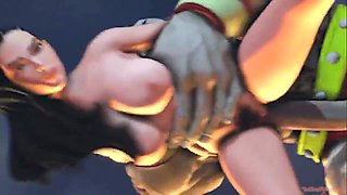 Super Street Fighter Turbo Fuck Compilation (3D HD)