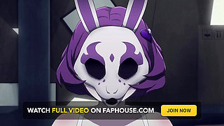 Neon Violet POV Titfuck