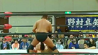 Classic hard japan wrestling