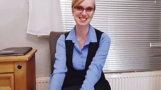 Lexi Snow - Secretary interview Nylon Tease