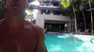 Olivia Ryder Blonde Blowjob Brunette Car Handjob