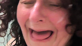That Mutherfucker Chased Her Down to the Toilet N Jerked off in Her Face